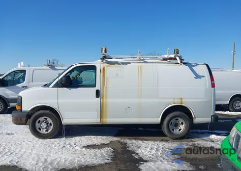 2016 Chevrolet Express 2500 Work Van from USA, damaged, VIN 1GCWGAFF4G1118399